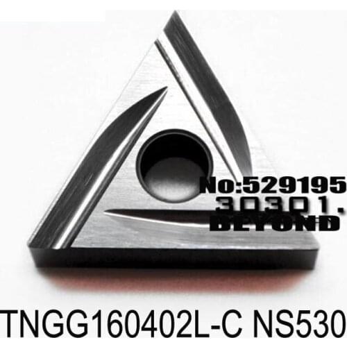 Original TNGG 160402 160404 160408 TNGG160402L-C TNGG160404L-C TNGG160408L-C NS530 carbide inserts Lathe Tools Cutter