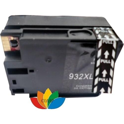 1x Black Compatible hp932 932XL ink cartridge for OfficeJet 6600 6700 7110 7610 7612 Printer