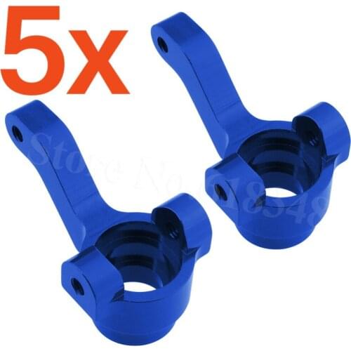 5 Pairs/Lot Aluminum Front Steering Hub Carrier Knuckle For HPI RS4 Hop-Up Upgrade Parts