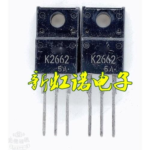 5Pcs/Lot New Original 2 Sk2662 K2662n Channel Power Field Effect Tube 500 V 4 A Integrated circuit Triode In Stock