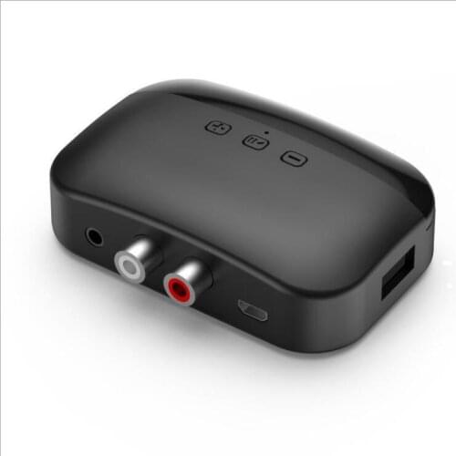 Bluetooth NFC 3.5mm AUX Jack RCA Wireless Adapter HD Music Audio Receiver Transmitter Hands-Free Support U Disk TF Card Playback