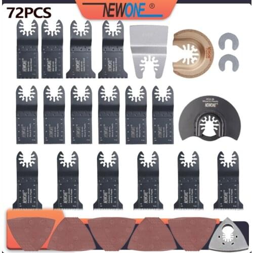 NEWONE Quick-release blades , suitable for wood/metal cutting Oscillating tool multi-function saw blade combination set