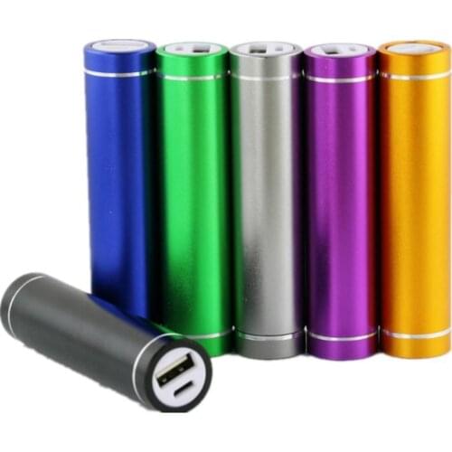 HOT SALES！！Portable Cylinder Power Bank Case DIY Kit 18650 Battery Charger Holder Shell