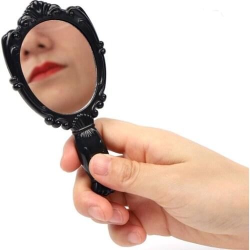 Black 2-Piece Blue Zoo Hairdressing and Haircut Famous Mini Superior Celebrity Inspired Shunfa Comb Mirror