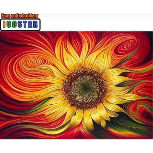 DIY 5D Diamond Mosaic Sunflowers Diamond Painting Cross Stitch Kit Diamonds Embroidery Shinny Square Drill Home Decoration