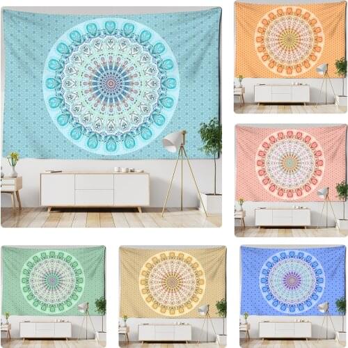 Indian Mandala Tapestry Wall Hanging Bohemian Hippie Witchcraft Psychedelic Travel Mattress Blanket Home Decor