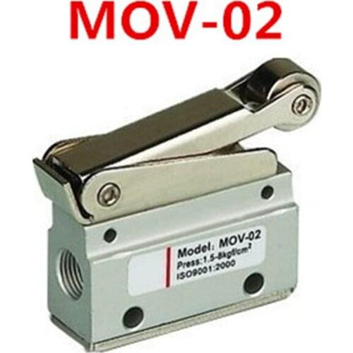 3/2 Way 1/8 PT Roller Lever Actuator Mechanical Valve MOV-02