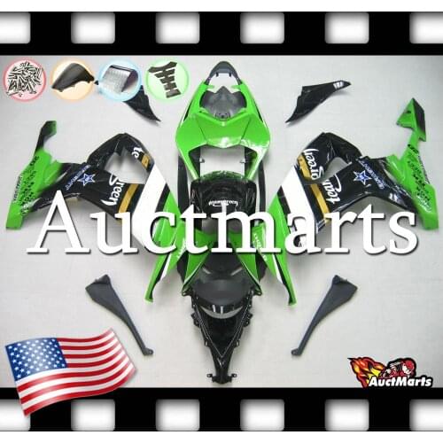 For Kawasaki Ninja ZX10R 08-10 08 09 10 Injection Plastic Fairing Kit (P/N:3j7)