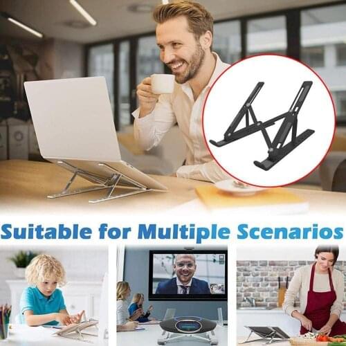 Foldable Laptop Stand Adjustable Notebook Stand Portable Pro Computer Stand Support for ipad Holder Laptop For MacBook Air Tabl