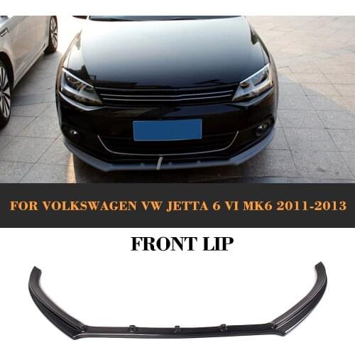 Carbon Fiber Front Bumper lip spoiler For VW Jetta 2011-2013