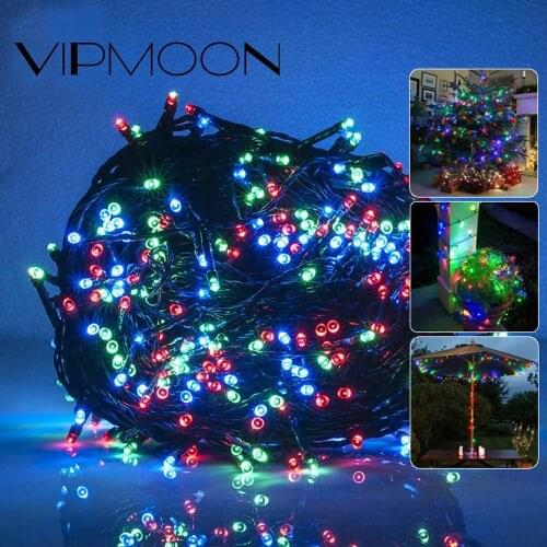 Solar String Fairy Lights 5M Waterproof Outdoor Lighting Garland Solar Power Lamp Christmas For Garden Decoration