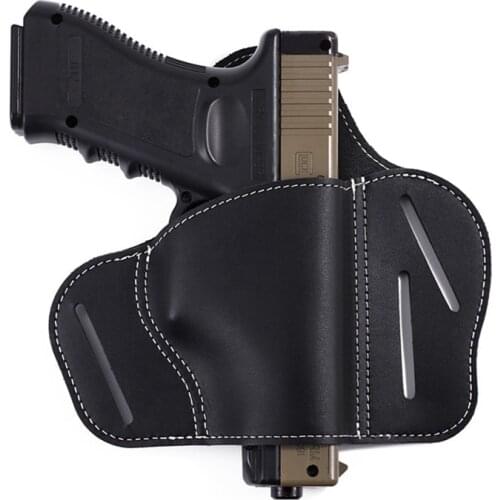 Concealed Carry Holster IWB Pistol Holster PU Leather Fit Glock 19 23 32 26 27 30 33, M&P Shield, XDs, Sig P320Taurus PT111