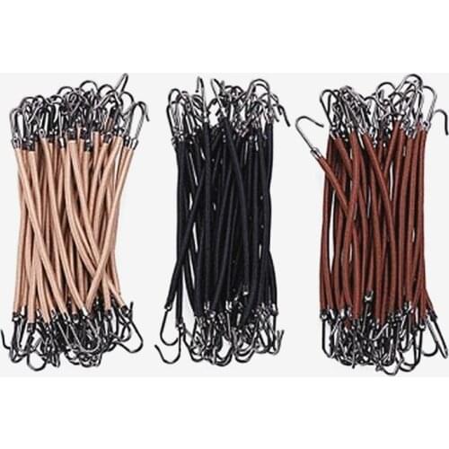 5/15/18/24/30 PCS Womens Elastic Hair Bands Gum with Hook Ponytail Holder Bungee Hair Thick/Curly Hair Styling Tools