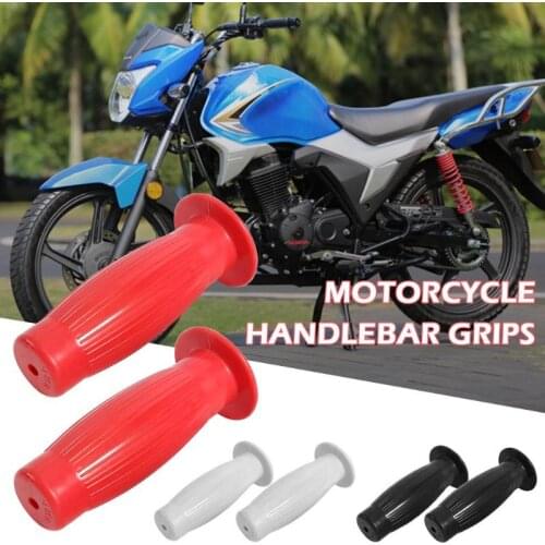 1 Pair 22mm Motorbike Handle Bar Grips Rubber Motorcycle Grips Protaper Motocross Handlebar Manopole Moto
