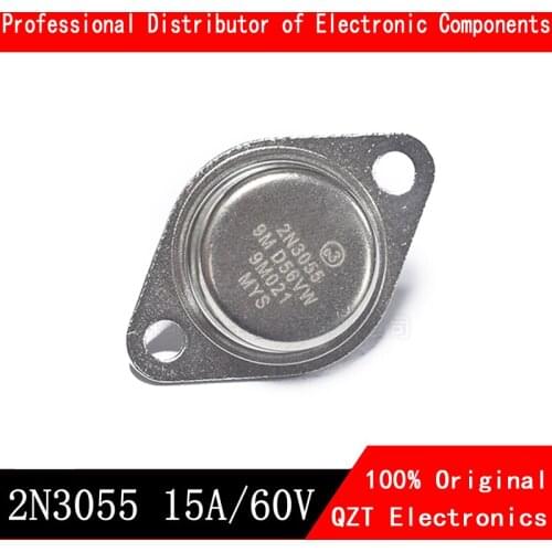 10pcs/lot Transistor 2N3055 3055 TO-3 15A 60V NPN AF Amp Audio Power new original In Stock