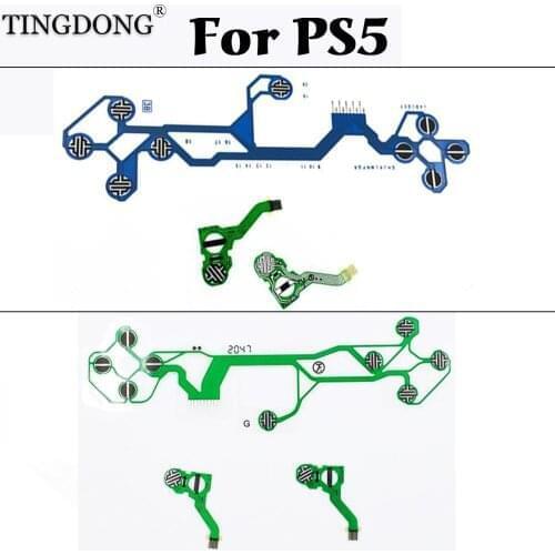 2sets Original new Flexible cable for PS5 Controller Conductive Film replacement for PS5 film controller Flex Cable Ribbon Cable