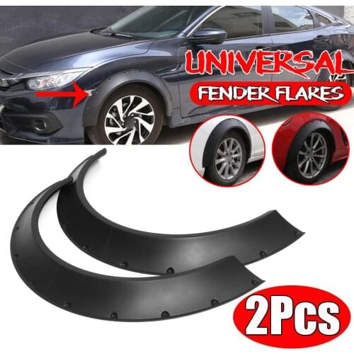 2pcs Car For Fender Flares Universal For Cars Body Kits Mud Splash Guard Wheel Arches Extension For BMW For Honda For Ford