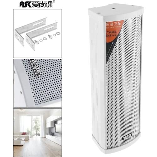 20W 3 Inch Mini Rectangular Outdoor Wall Mount Waterproof Speaker Public Broadcast Music Loudspeaker for School Shopping Mall