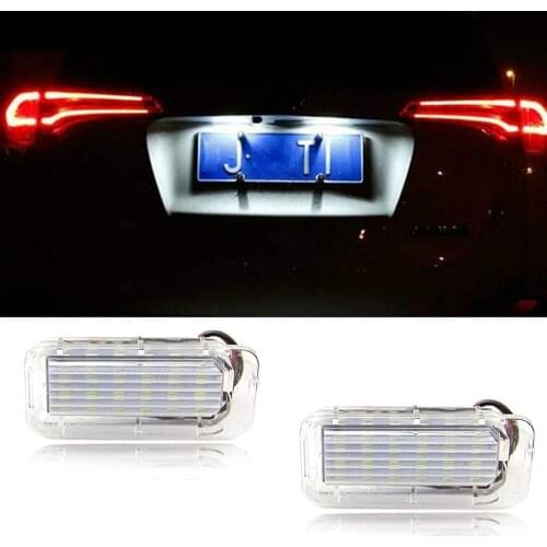 6500K Xenon White LED License Plate Light For 2011-2018 Explorer Fiesta 2013-2018 Fusion Escape 2015-2018 Lincoln MKC Tag Light