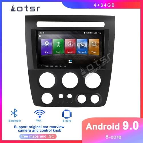 Android 9.0 64GB Carplay Car DVD player GPS Navigation For Hummer H3 2005-2009 Car Auto Radio Stereo Multimedia Player Head Unit