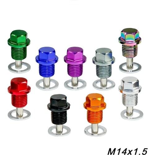 Free shipping M14*1.5MM Engine Dress Up Magnetic Oil Drain Plug /Oil Sump drain plug for Most Honda Acura/Mitsubishi/YC100281
