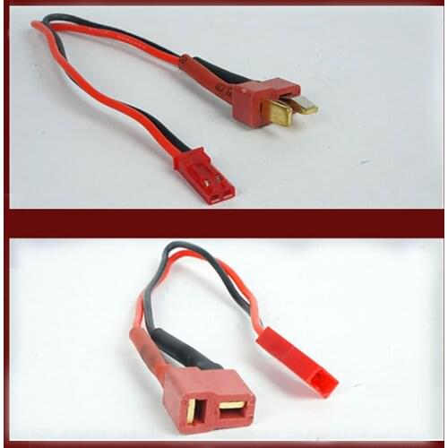 RC Car Parts Battery Adapter Cable Connectors Conversion Wire Line Male Plugs to JST Plug T Female to JST female Plug