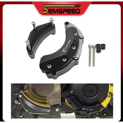 For YAMAHA MT 09 MT-09 FZ-09 FZ 09 2014 2015 2016 2017 2018 2019 2020 SEMSPEED Motorcycle Slider Engine Guard Cover Protection