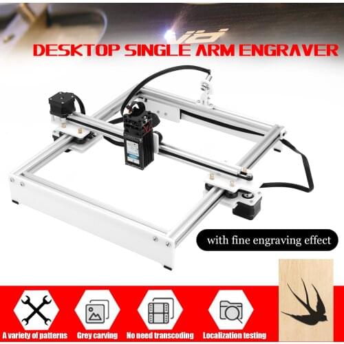 30W Engraving Machine Off-line Control Desktop DIY Engraver Logomark Printer with 280*230mm Large Working Area