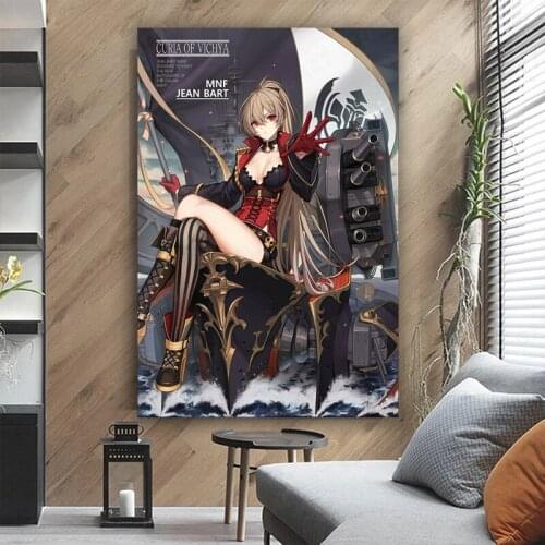 AZUR LANE RPG Video Game Canvas Poster Home Wall Painting Decoration Best Gifts For Home Decor