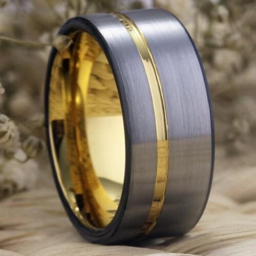 Wedding Band Love 10MM Width Tungsten Carbide Ring Black /Golden /Blue/Silver Multi Colors Comfort Fit Design Drop Shipping