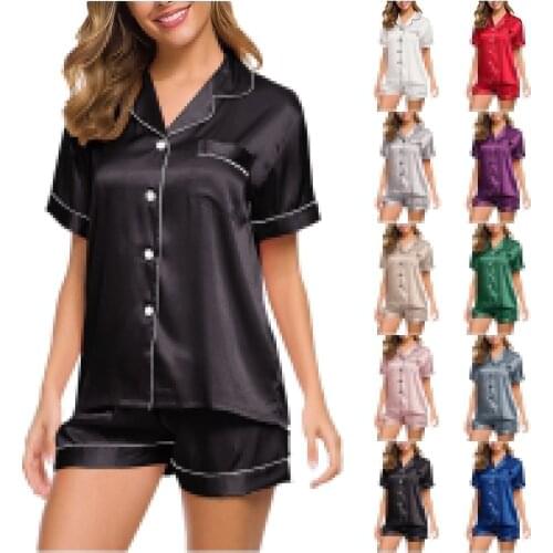 MAIGSWHOO Women's Silk Pajamas