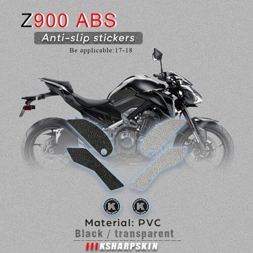 Motorcycle Non-slip Sticker Grips Protector Sticker Decal Gas Knee Grip Tank Traction Pad decals For KAWASAKI 17-18 Z900 ABS