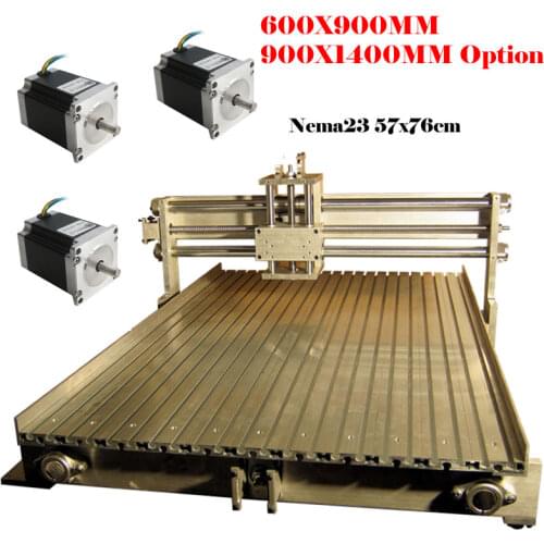 Diy cnc router kit aluminum 3 axis linear bearings ball screw for cnc metal wood engraving milling router 6090 9014 woodworking