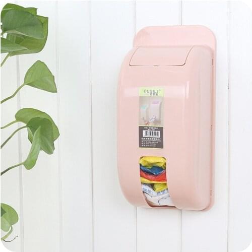 Wall Hanger Garbage Bags Storage Boxes Organizer Garbage Bags Collection Storage Rack Hanging Decimation Boxes