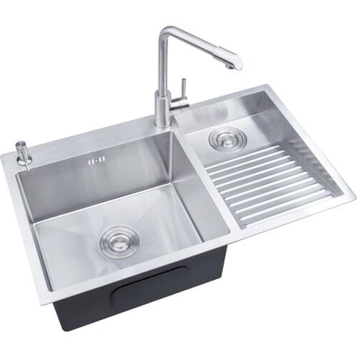 New preferential 304 stainless steel washing sink with washboard balcony washbasin can choose 8048