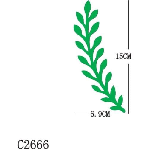 New leaf Wooden Die Scrapbooking C2666 Cutting Dies Multiple Sizes