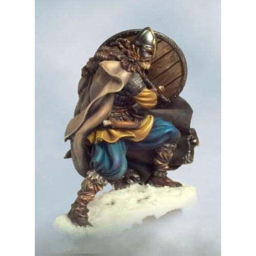 Assembly Unpainted Scale 1/32 54mm warrior ancient 54mm figure Historical Resin Model