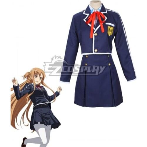 Sword Art Online ALfheim Online SAO ALO Yuuki Asuna School Uniform Dress Suit Girls Party Adult Set Cosplay Costume E001