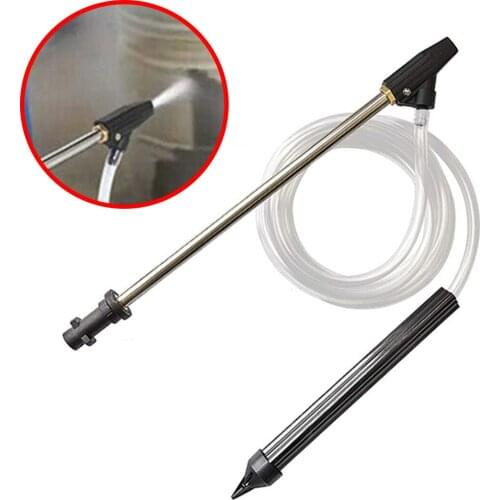 High Pressure Spray Washer Lance Turbo Nozzle+Sandblasting Tube For K-series Car Washer Wet Sand Blaster Car Accessories