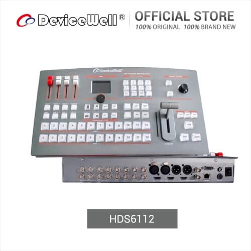 DeviceWell HDS6112 Live Broadcast TV Studio HD SDI CCTV Camera 10-bit 1920x1080I Output Video Switcher