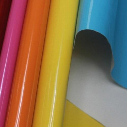 10 yards roll Mirror Patent PU Leather vinyl Imitation Leather Shoes childrens Paradise Decorative smooth Leather fabric