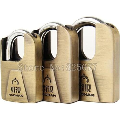 High Security Solid Steel Padlock waterproof Shear security windows warehouse door locks padlock 3 Keys CP251