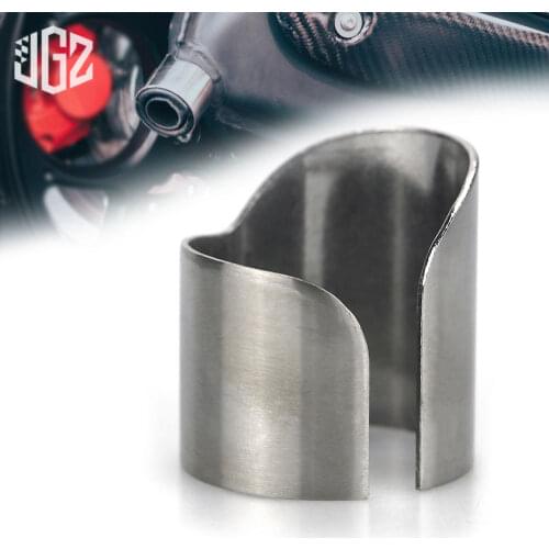 Motorcycle Stainless Steel Rear Exhaust Pipe Tail Link Tube Clamp Caliper For VESPA GTV GTS 250 300 2017 2018 2019 Accessories