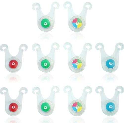 New 10Pcs Waterproof LED Tent String Rope Guard Hanging Lights Mini Flashlight Outdoor Camping Warning Safety Lamp