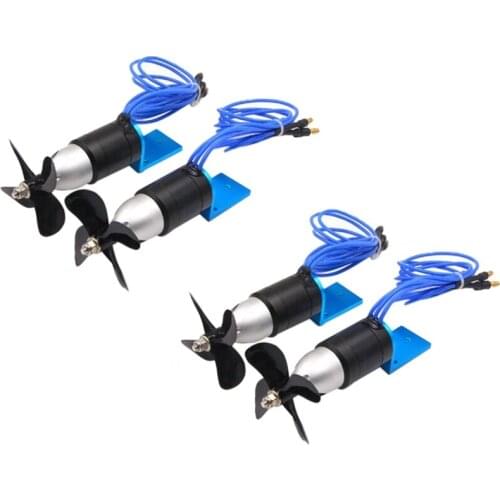 2Pcs Ipx8 Waterproof Underwater Thruster 2838 350Kv 2.4Kg Thrust Brushless Motor with 55Mm 60Mm Propeller - Cw & Ccw