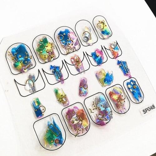 Newest SP-48 3d nail art sticker decals DP EA 5D series decals tool DIY nail decoration