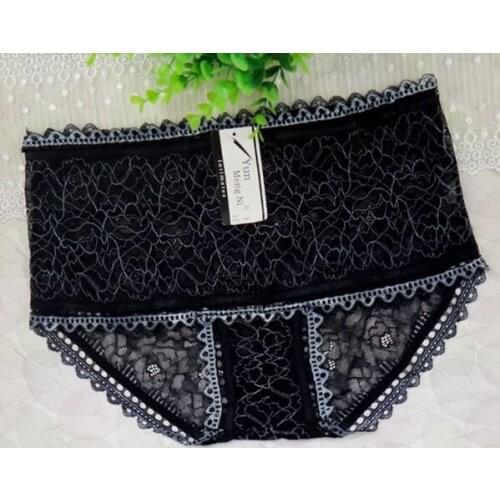 Free shipping!! Womens sexy lace underwears beautiful silk briefs M,L,XL,XXL Many colors