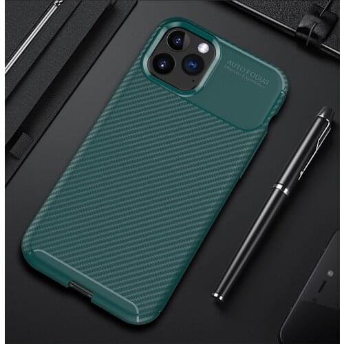 Raugee Case For Iphone 11 Case Cover Luxury Carbon Fiber Bumper Phone Case Cover For Iphone11 11 Pro Max Funda coque 2019