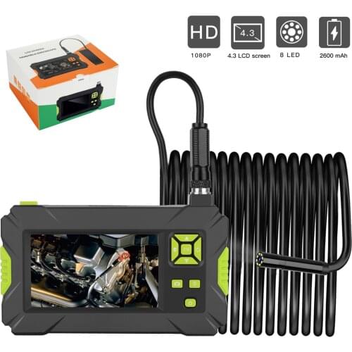 1080P Digital Industrial Endoscope Borescope Videoscope CMOS Sensor 1/3/5M Hard-wired Inspection Camera Handheld Endoscope