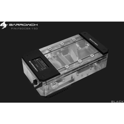 Barrowch FBDCBX, Digital Display PWM 17W Pump With Reservoir Combinations, Box Fish DDC Series, Integrated Pump + Reservoir